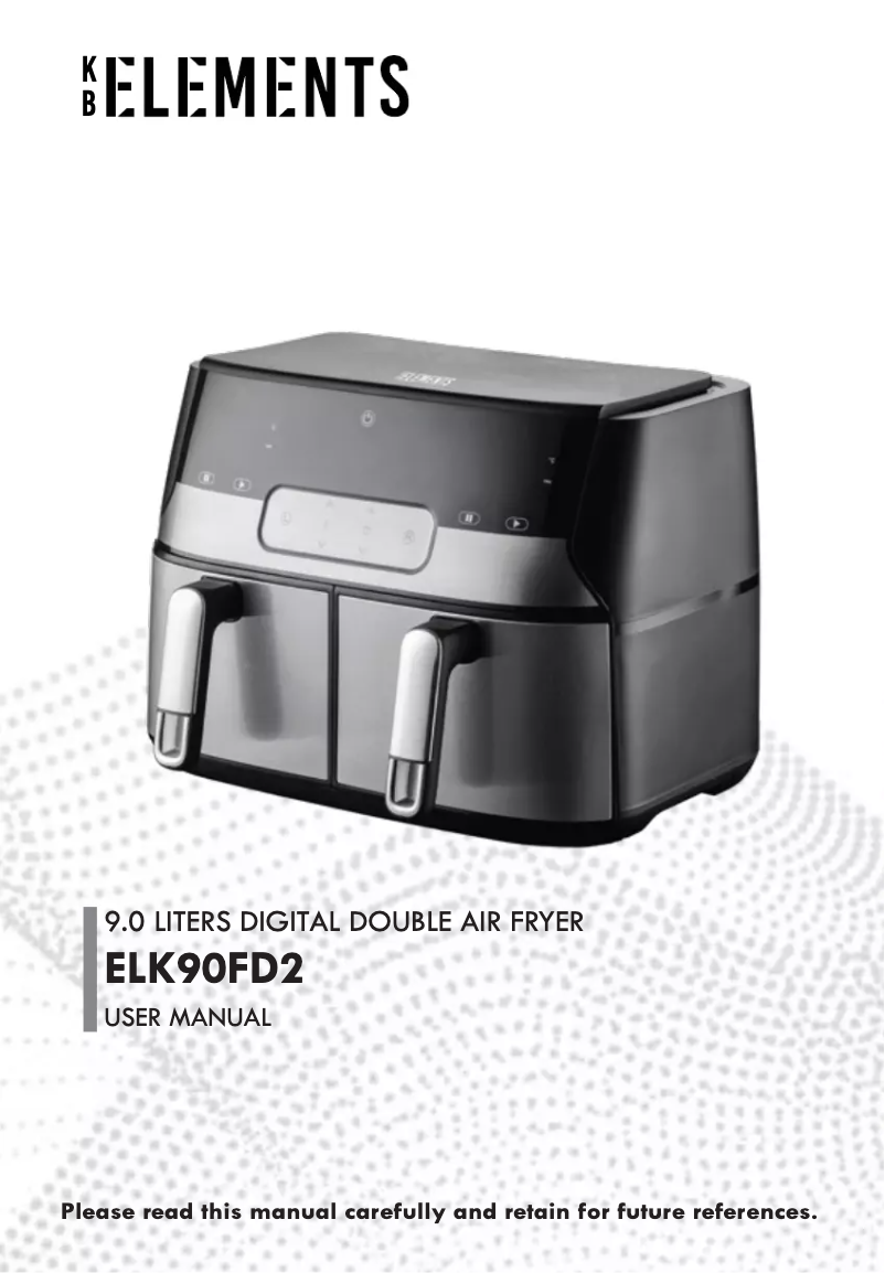 Page 1 de la notice Manuel utilisateur Elements ELK90FD2