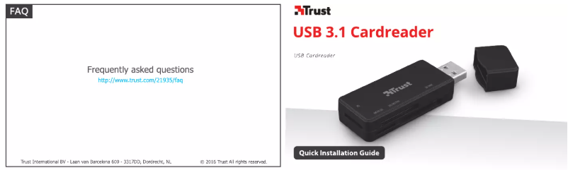 Page 1 de la notice Manuel utilisateur Trust Nango