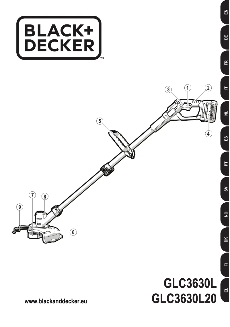 Image de la première page du manuel de l'appareil GLC3630L20