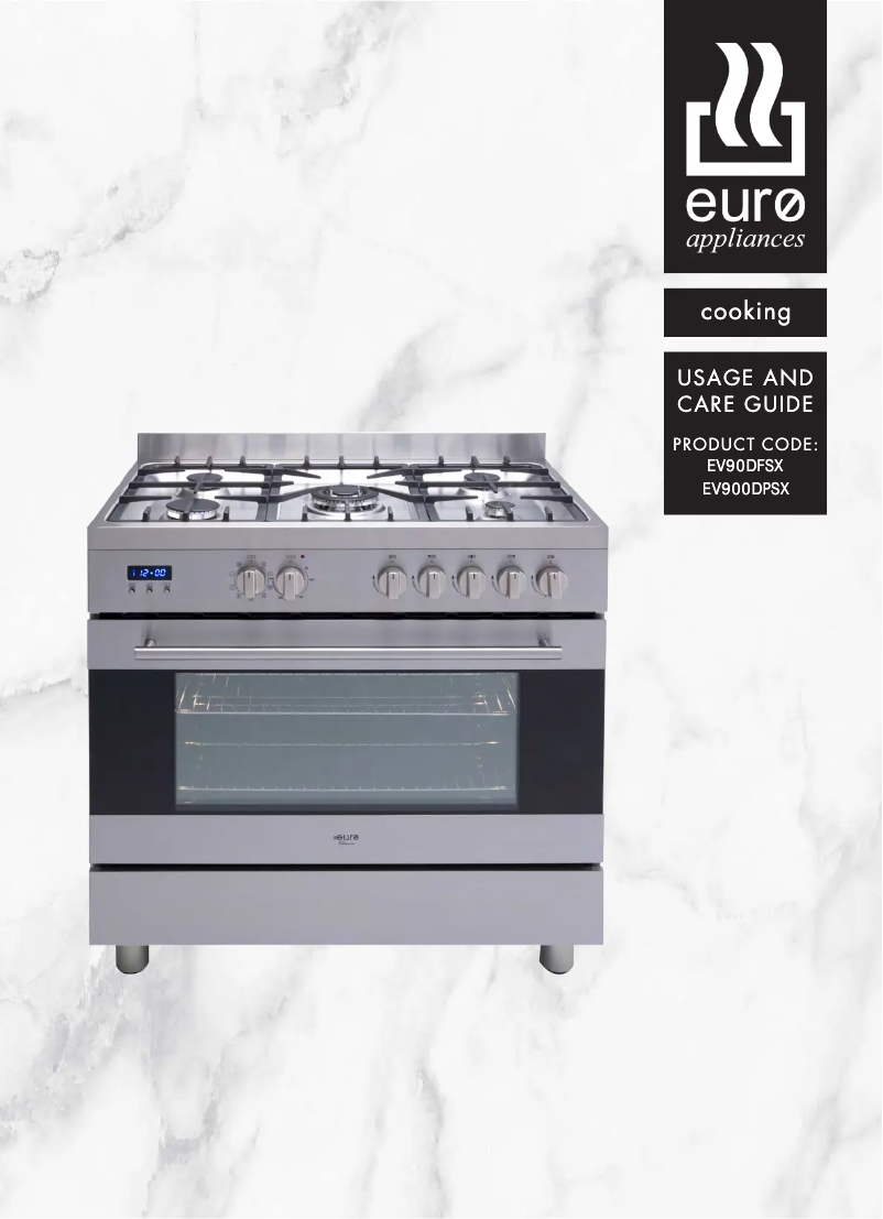 Page n°1 - Manuel utilisateur Euro Appliances EV900DPSX