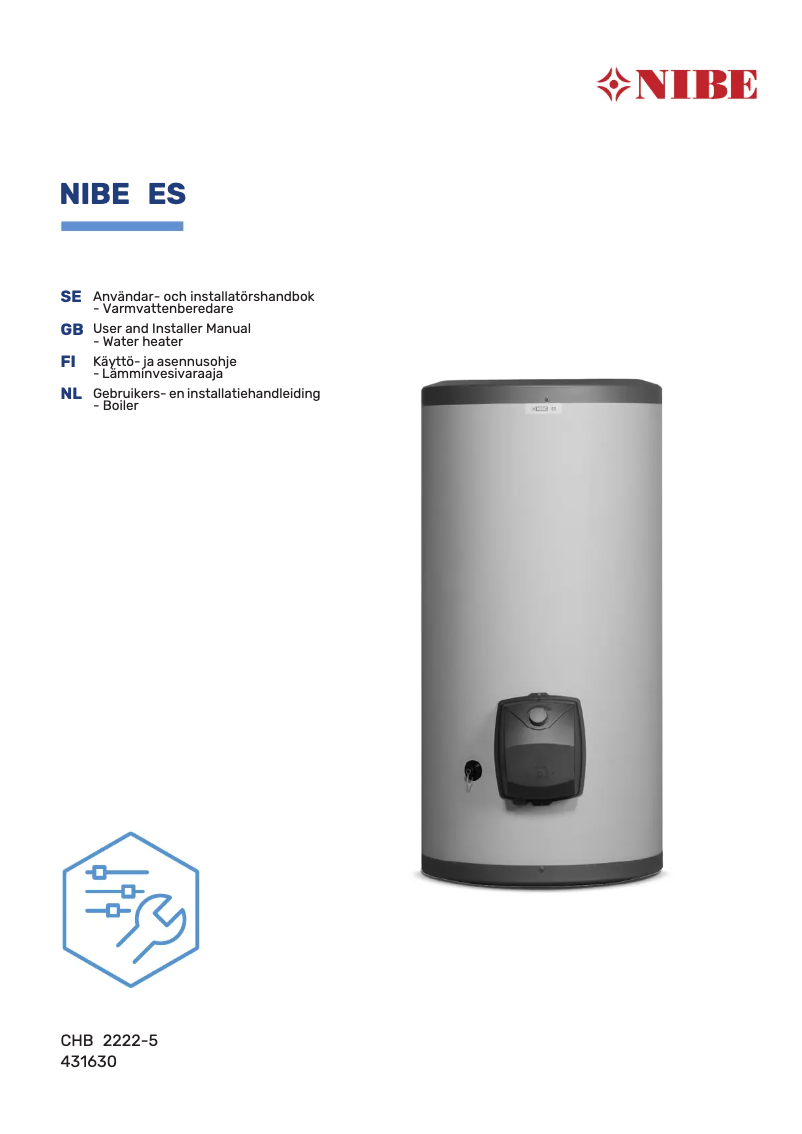 Page n°1 - Manuel utilisateur Nibe ES-300