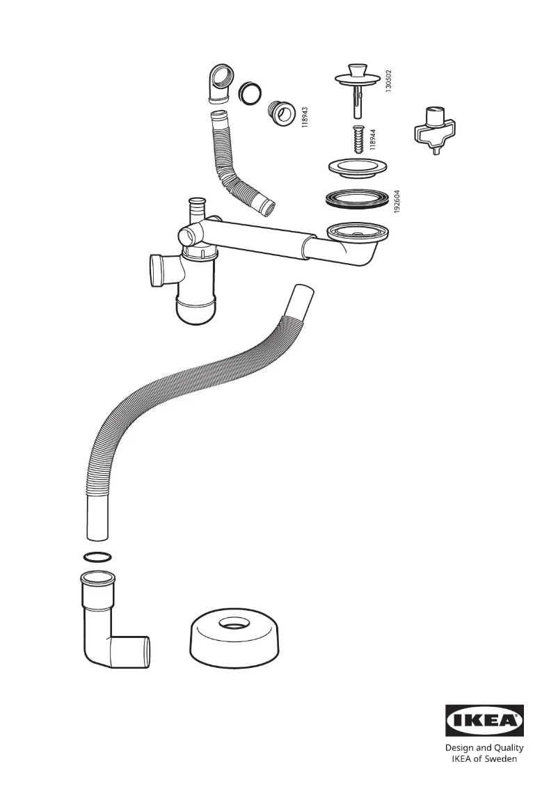 Page 1 de la notice Manuel utilisateur Ikea ODENSVIK 901.808.03