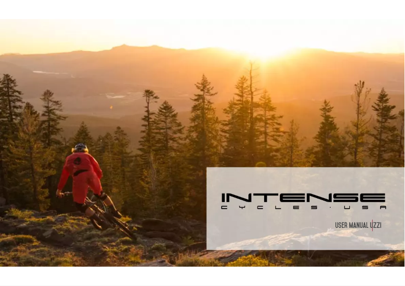 Page 1 de la notice Manuel utilisateur Intense UZZI (2016)