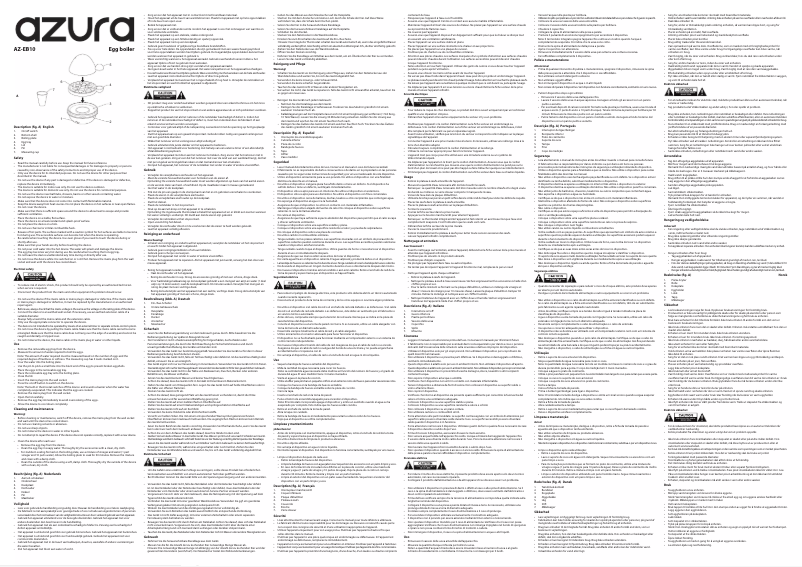 Page 1 de la notice Manuel utilisateur AzurA AZ-EB10