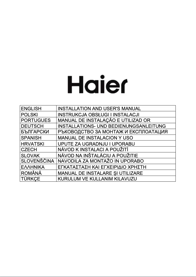 Page n°1 - Label énergétique Haier HATS6DCS56B