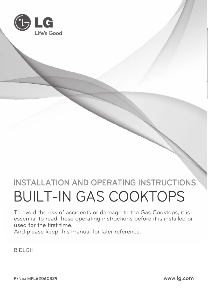 Page 1 de la notice Manuel utilisateur LG BIDH