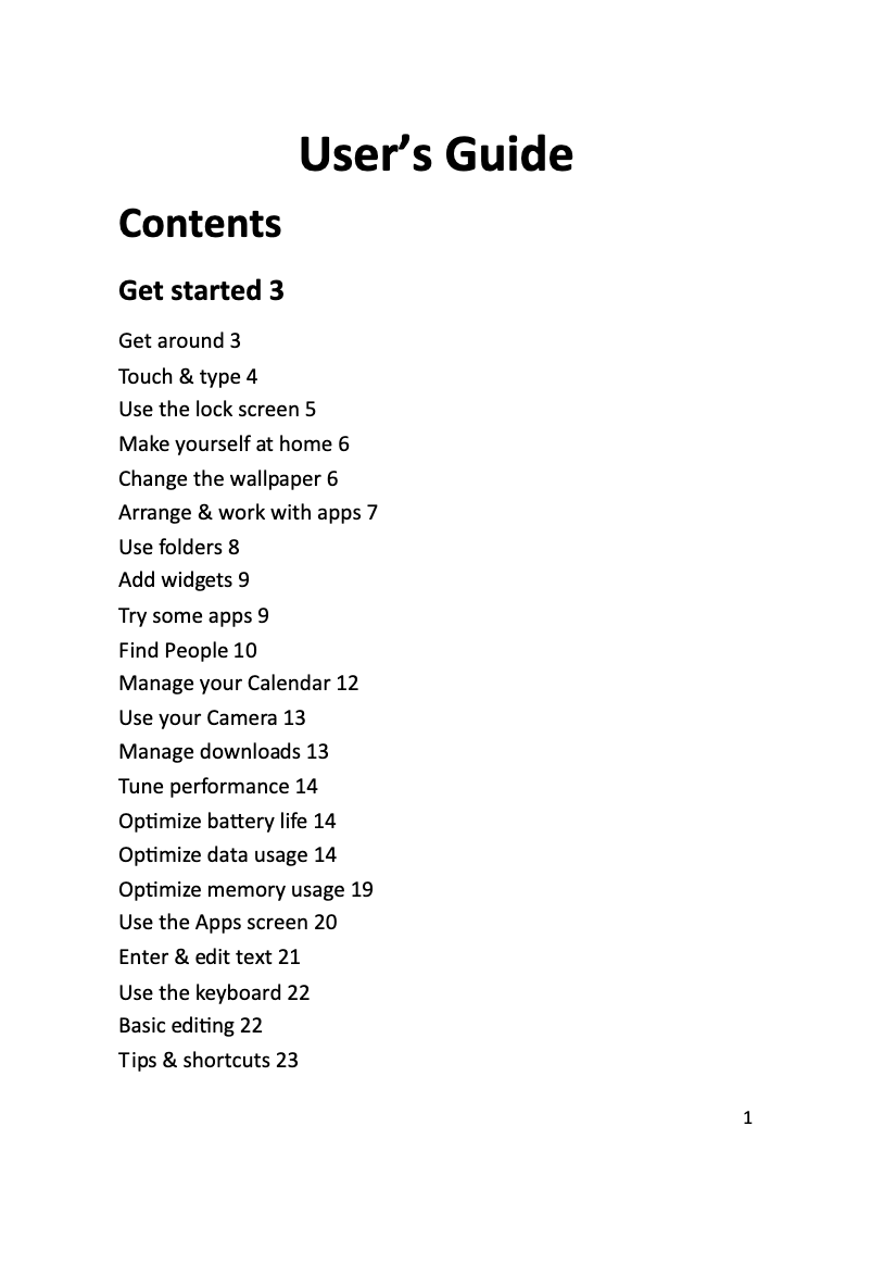 Page n°1 - Manuel utilisateur Eken GT70X