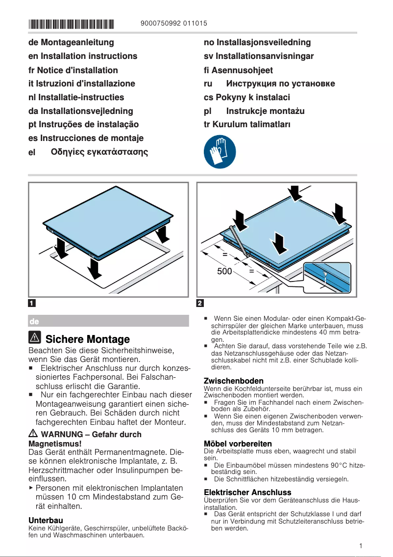 Image de la première page du manuel de l'appareil CA321255