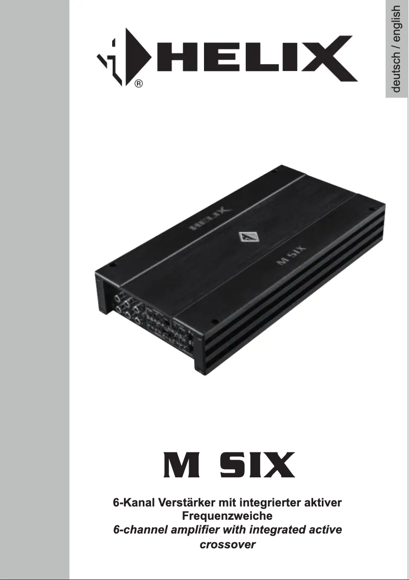 Image de la première page du manuel de l'appareil M SIX