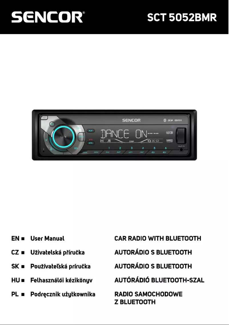 Image de la première page du manuel de l'appareil SCT 5052BMR