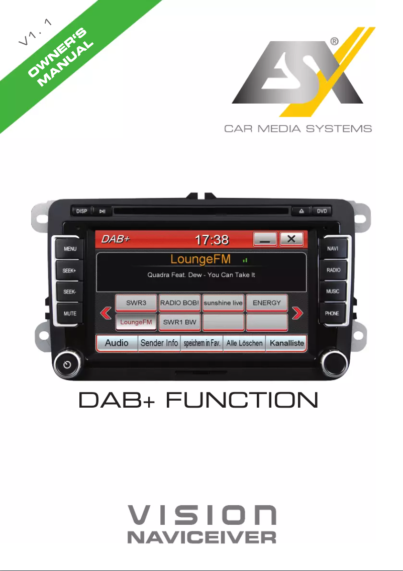 Image de la première page du manuel de l'appareil VN810