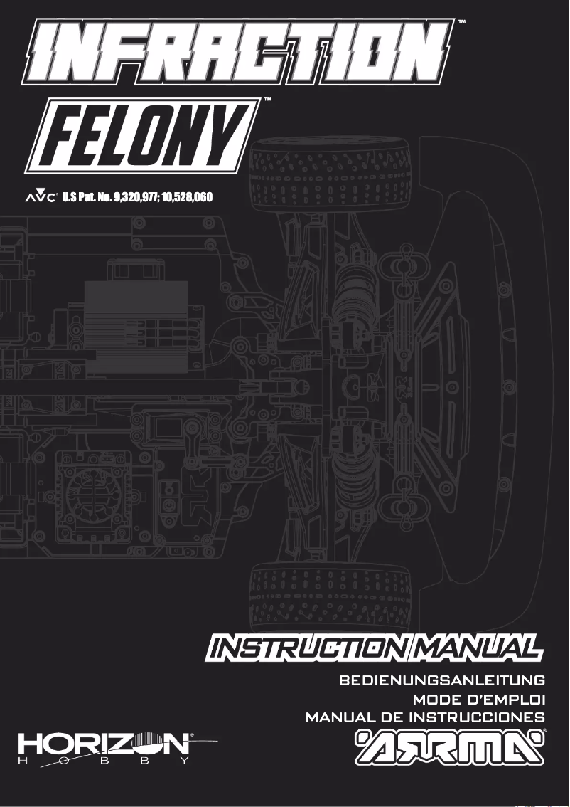 Página 1 del manual Manual de usuario ARRMA Felony 6S BLX Street Bash