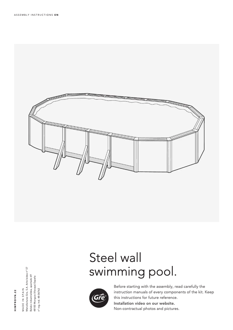 Imagen de la primera página del manual del dispositivo KITPROV738WO