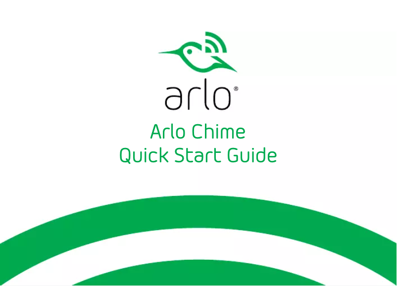 Page 1 de la notice Manuel utilisateur Arlo Chime