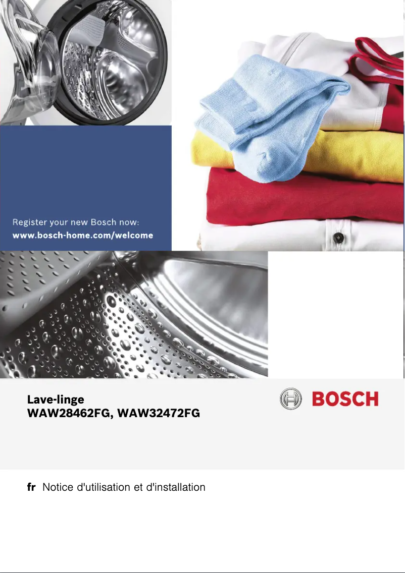 Página 1 del manual Manual de usuario Bosch WAW32472FG