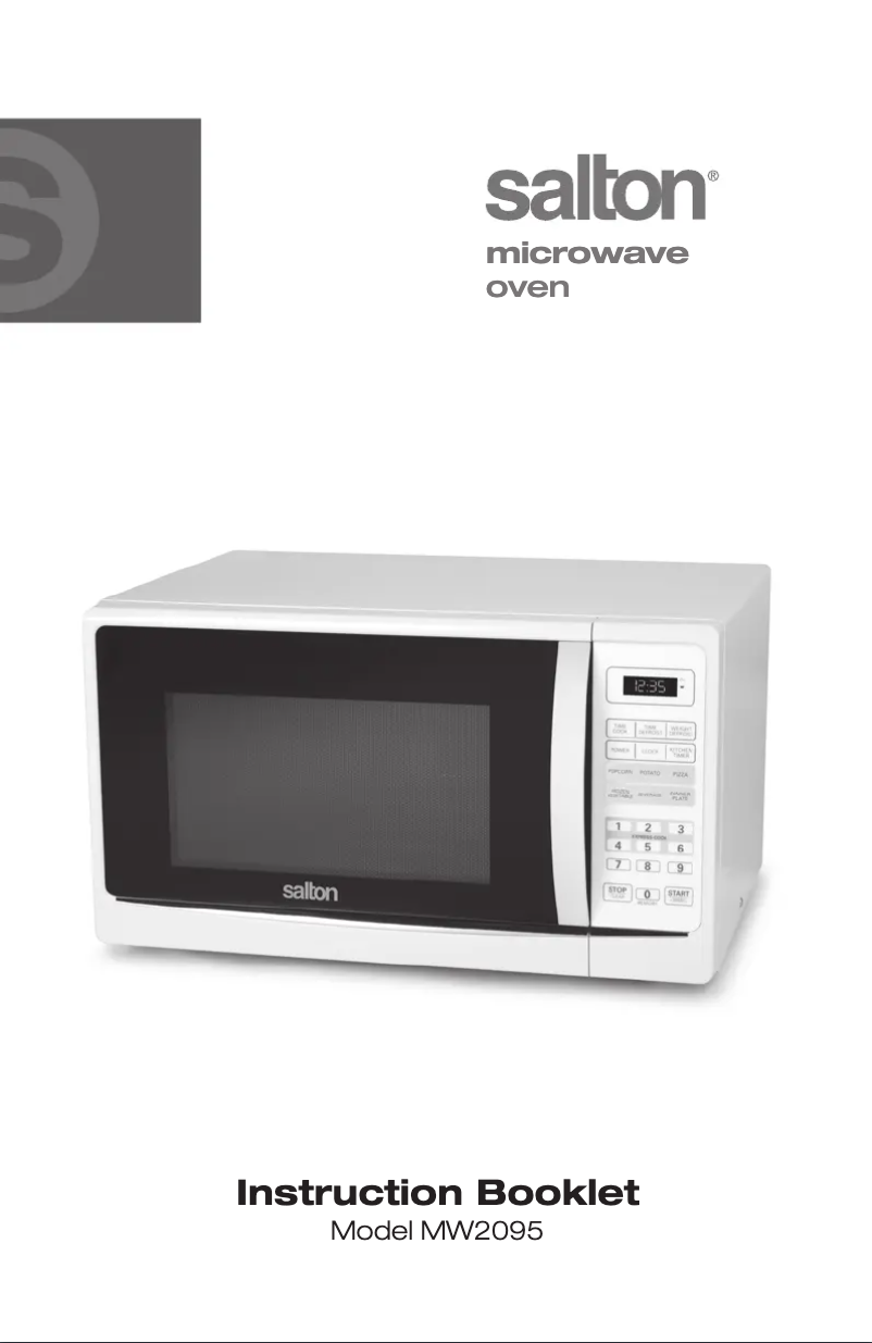 Imagen de la primera página del manual del dispositivo MW2095