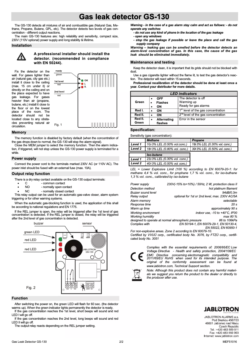 Página 1 del manual Manual de usuario Joblotron GS-130