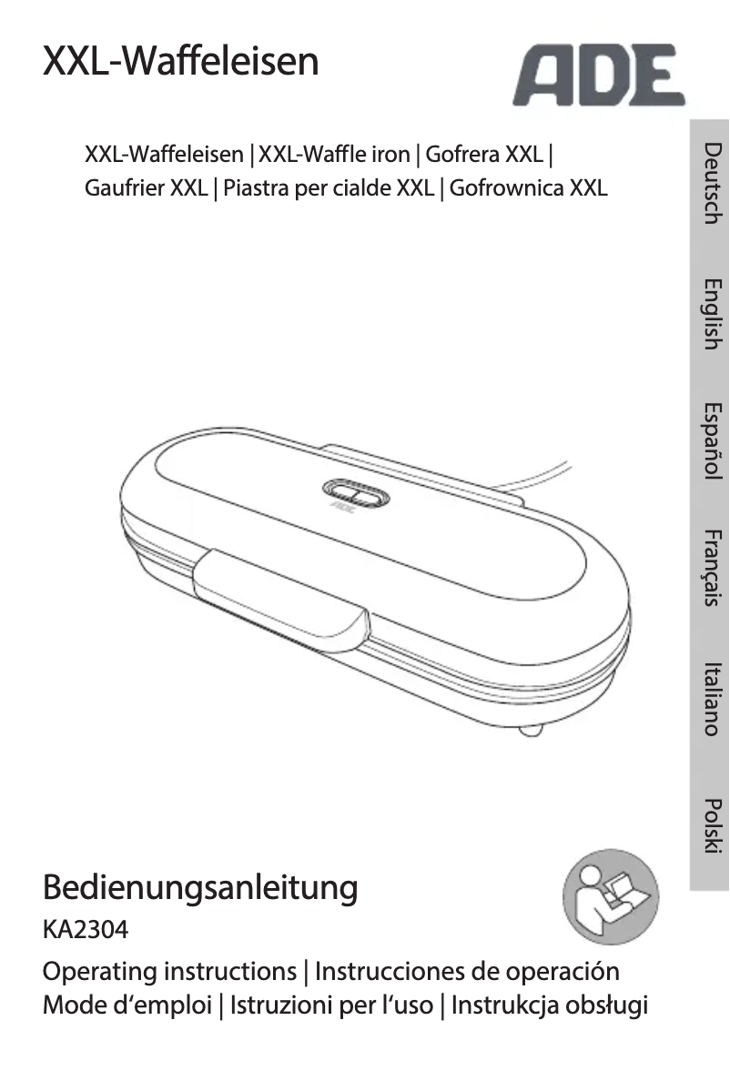 Page n°1 - Manuel utilisateur ADE KA2304