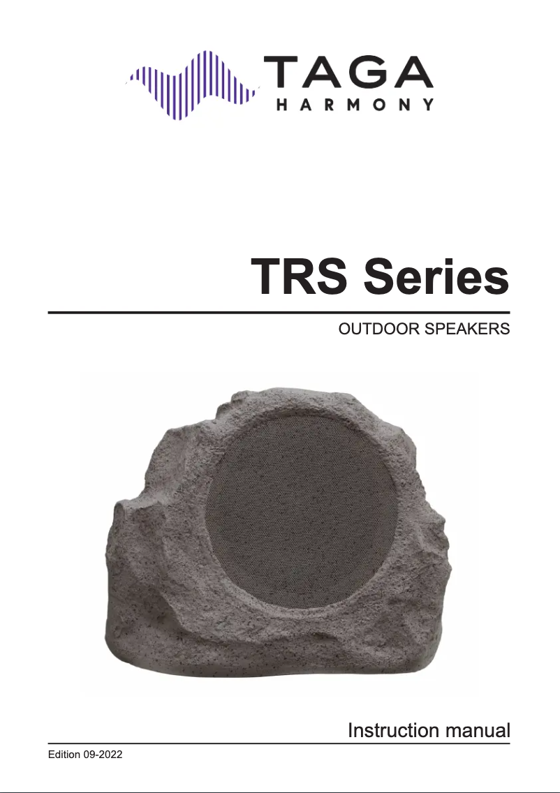 Image de la première page du manuel de l'appareil TRS-15