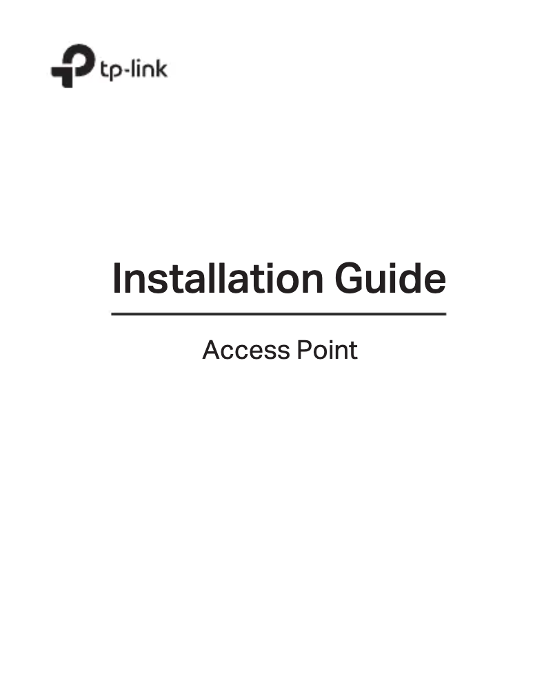 Page 1 de la notice Manuel utilisateur TP-Link Festa F52-Outdoor