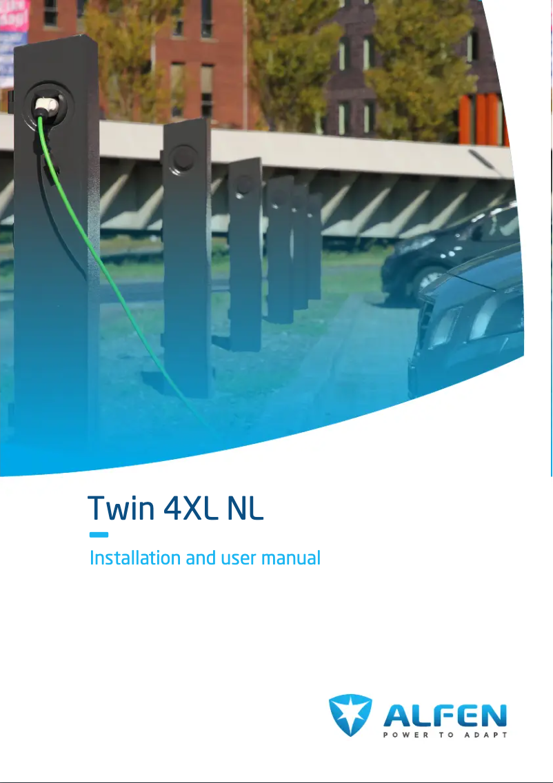 Page n°1 - Manuel utilisateur Alfen Twin 4XL