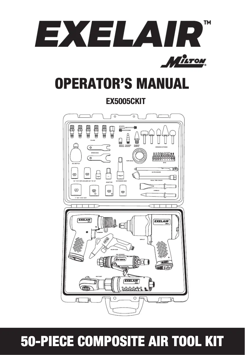 Page n°1 - Manuel utilisateur ExelAir EX5005CKIT