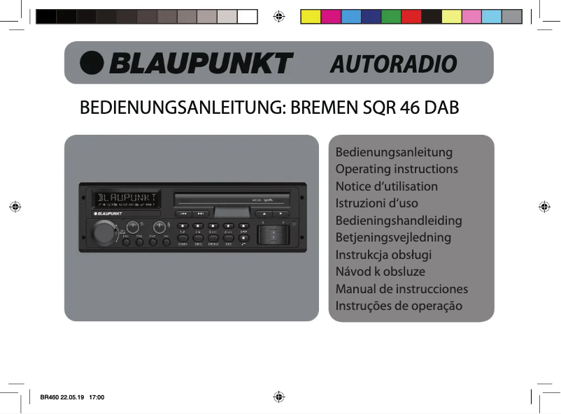 Page n°1 - Manuel utilisateur Blaupunkt Bremen SQR 46 DAB