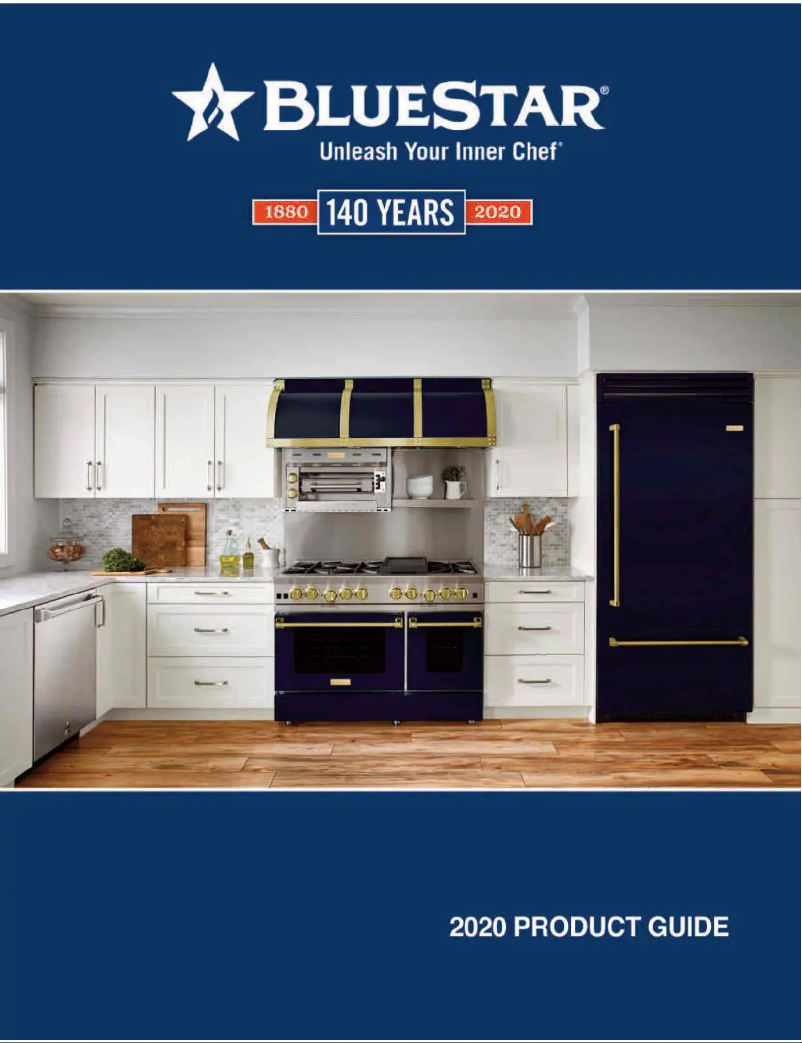 Page 1 de la notice Brochure BlueStar RNB484CBV2