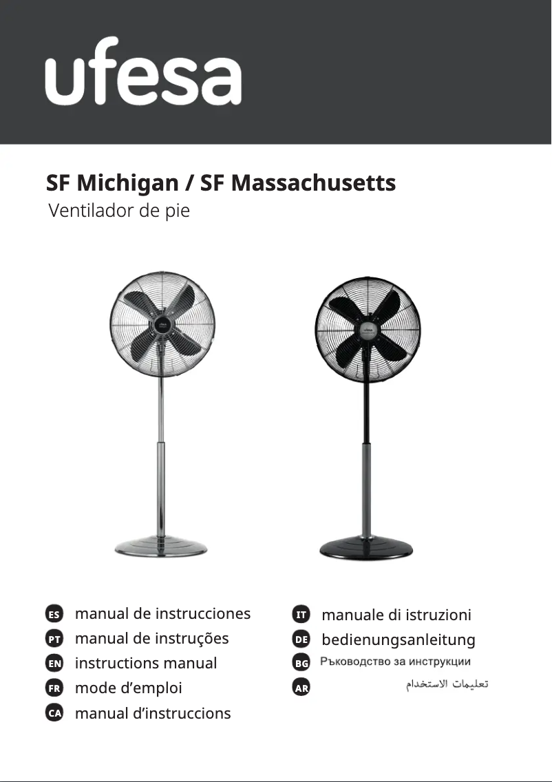 Page 1 de la notice Manuel utilisateur Ufesa Masachusets