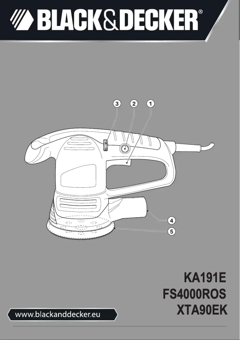 Image de la première page du manuel de l'appareil KA191EK