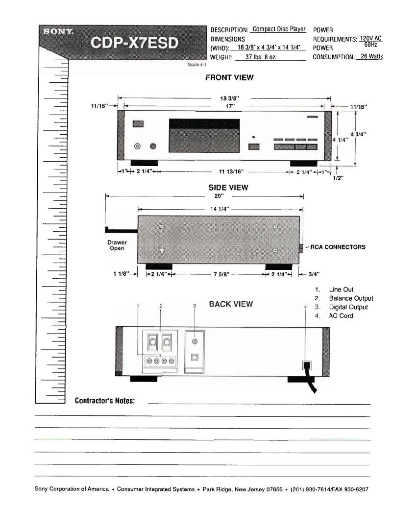 Image de la première page du manuel de l'appareil CDP-X7ESD