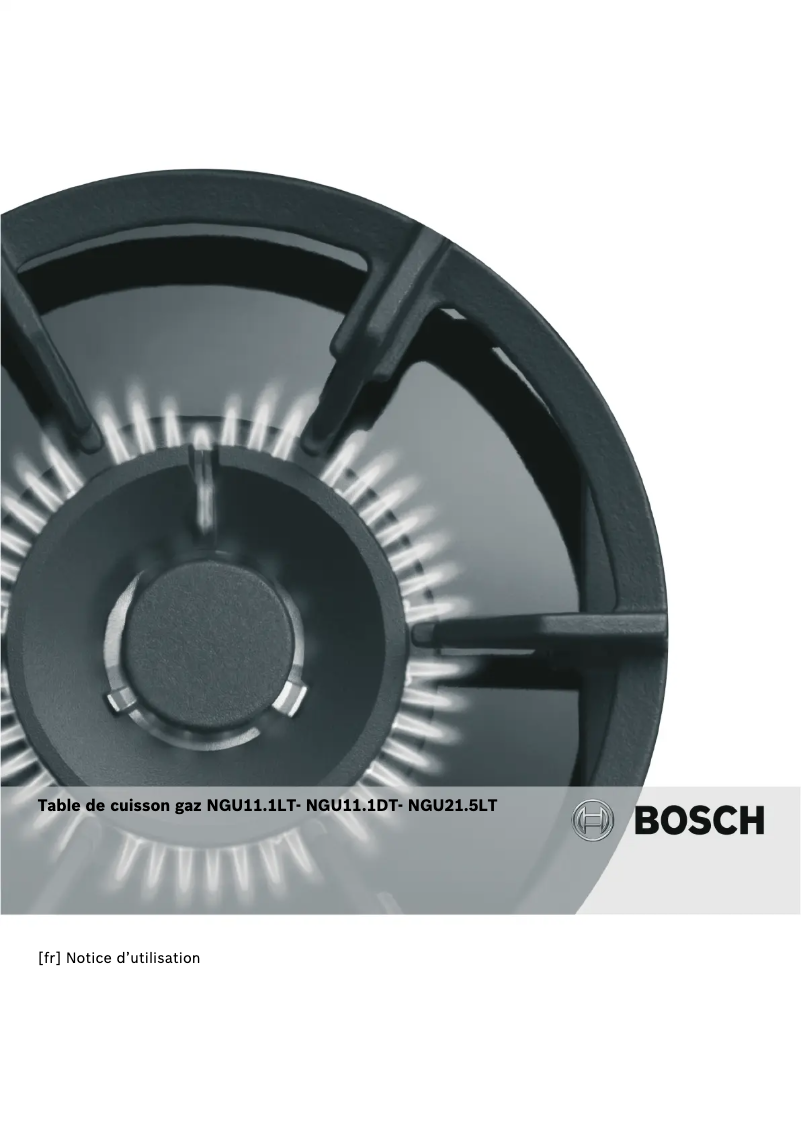 Page 1 de la notice Manuel utilisateur Bosch NGU1121LT
