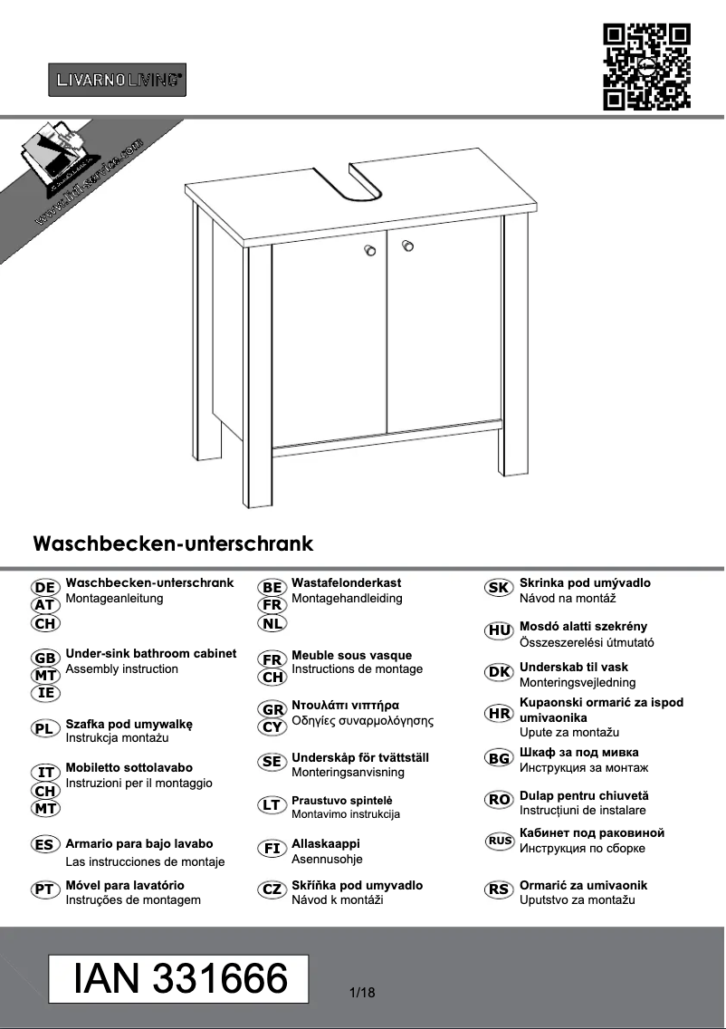 Image de la première page du manuel de l'appareil IAN 331666
