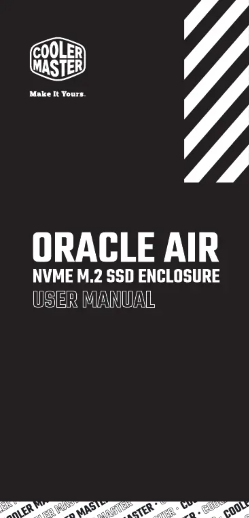 Page n°1 - Manuel utilisateur Cooler Master Oracle Air