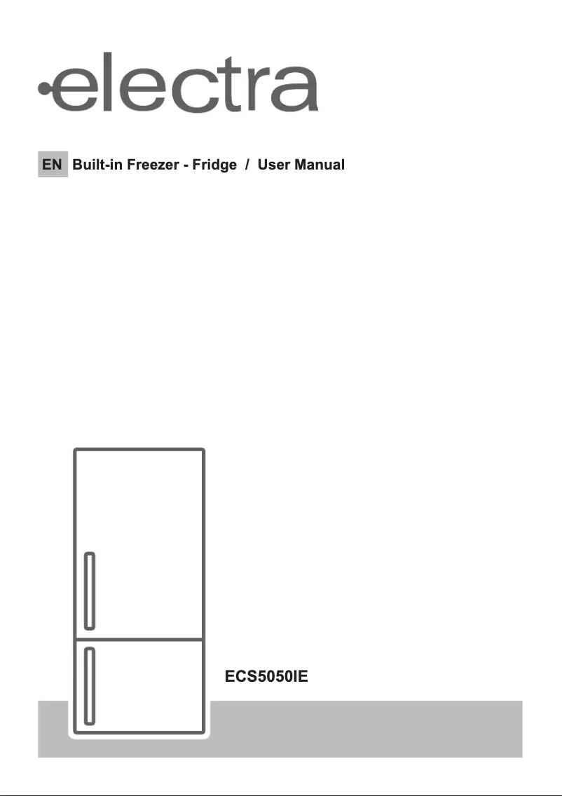 Image de la première page du manuel de l'appareil ECS5050IE