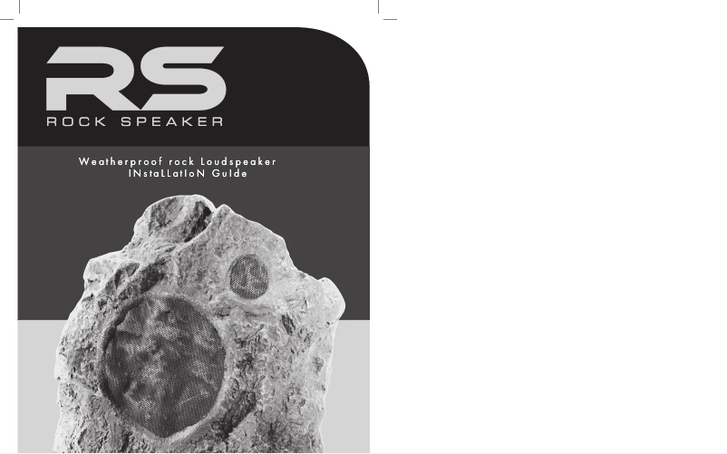 Page 1 de la notice Manuel utilisateur Niles RS PRO RS6Si