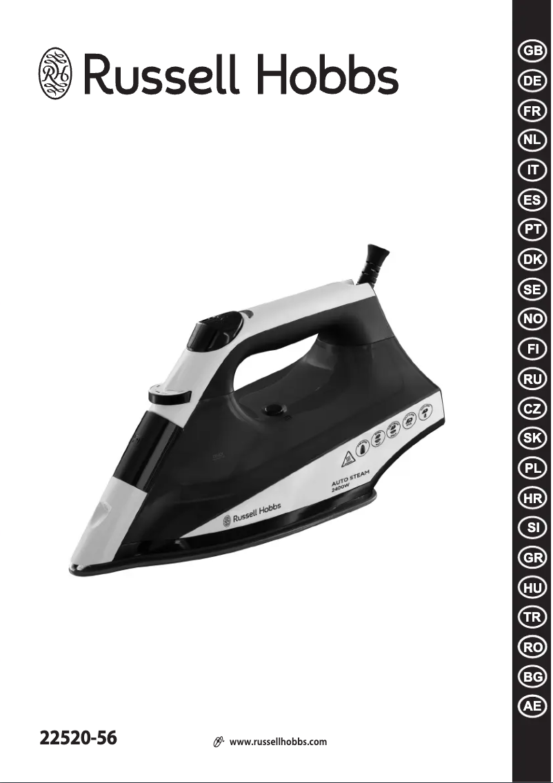 Página 1 del manual Manual de usuario Russell Hobbs AutoSteam 22520-56