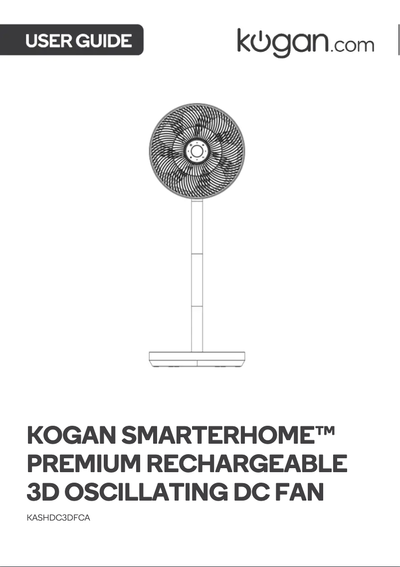 Page n°1 - Manuel utilisateur Kogan KASHDC3DFCA