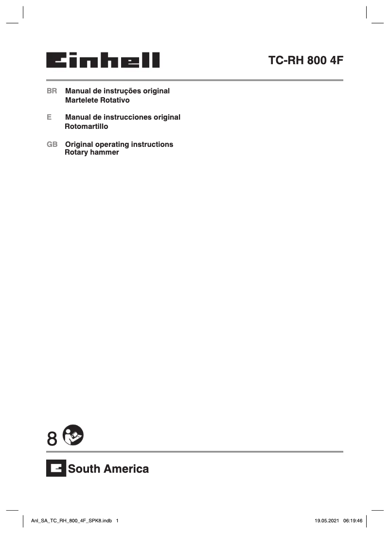 Image de la première page du manuel de l'appareil A-ID 550 E