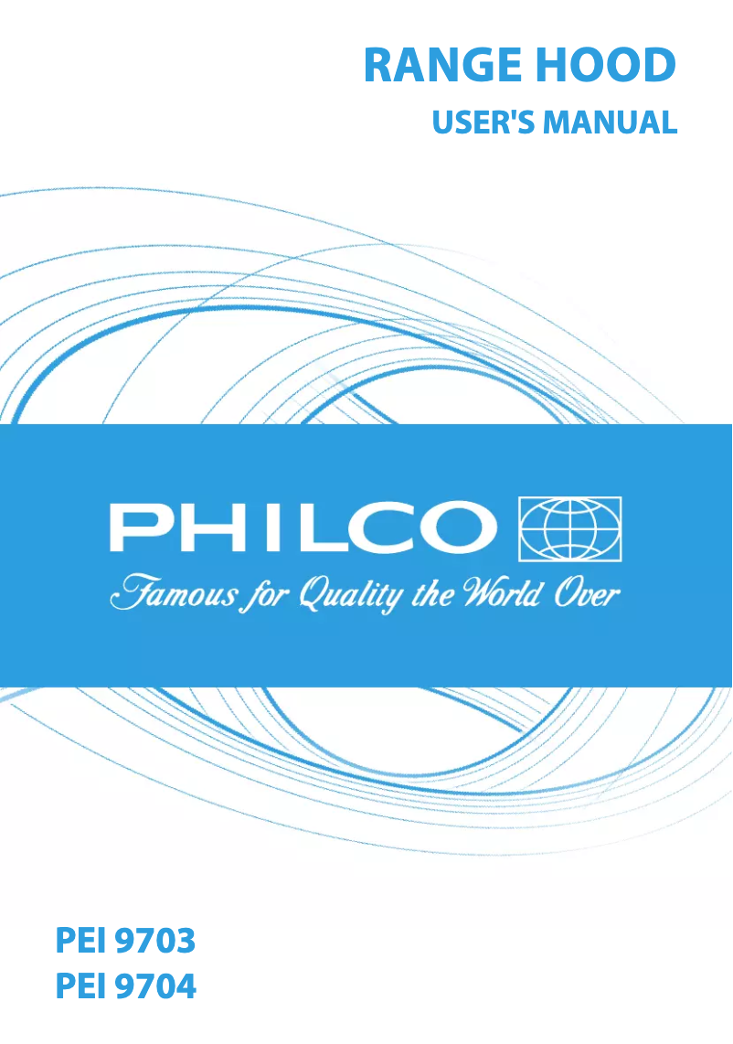 Page n°1 - Manuel utilisateur Philco PEI 9704