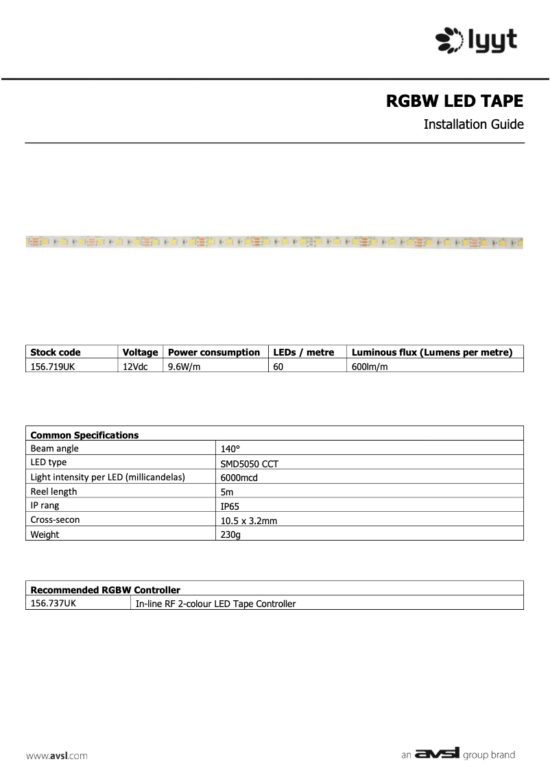 Image de la première page du manuel de l'appareil LT12560-CCT
