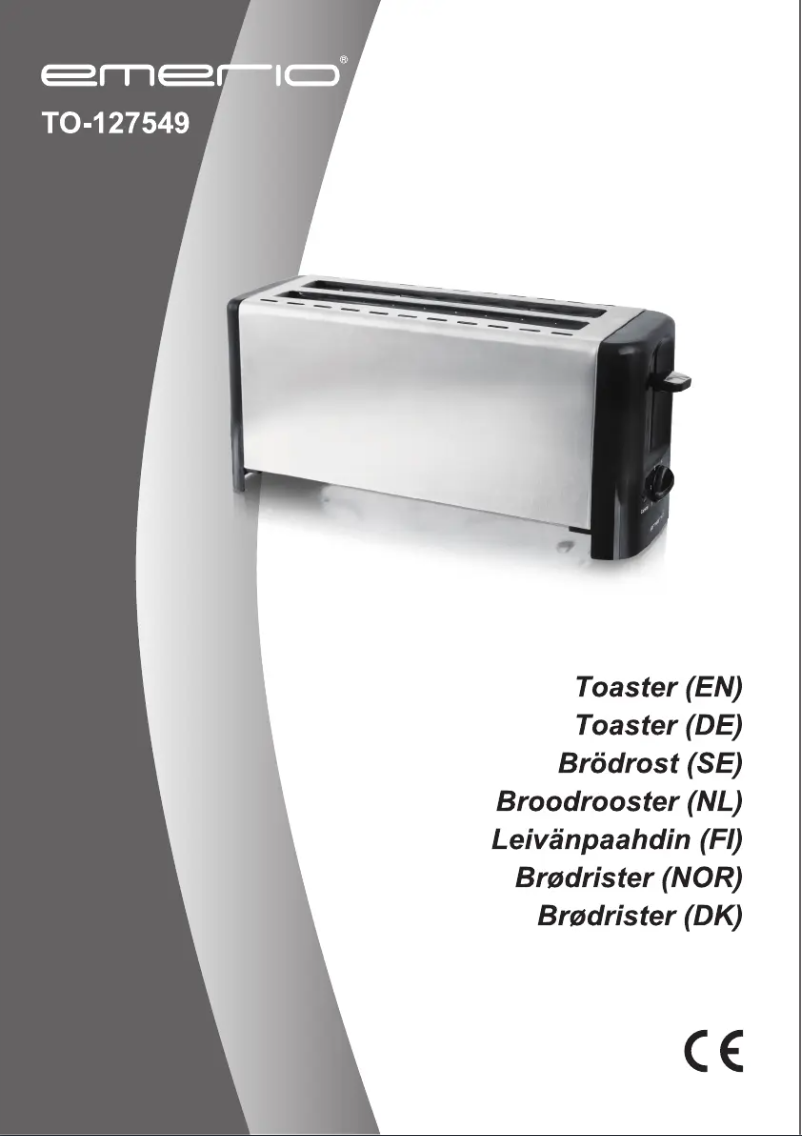 Page 1 de la notice Manuel utilisateur Emerio TO-127549