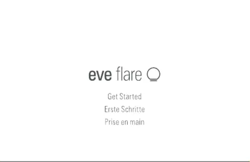 Page n°1 - Guide de démarrage rapide EVE Flare