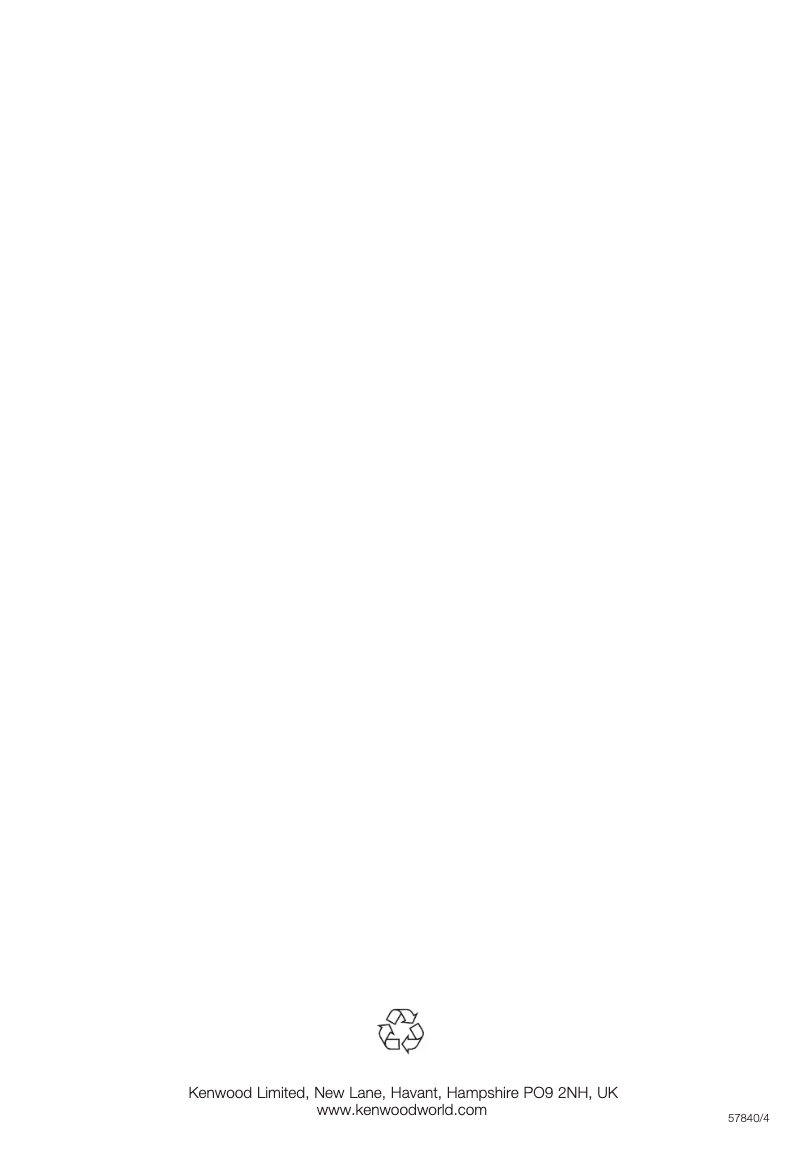 Page 1 de la notice Manuel utilisateur Kenwood Multipro FP950