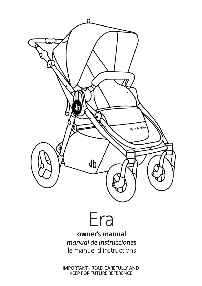 Page 1 de la notice Manuel utilisateur Bumbleride Era (2024)