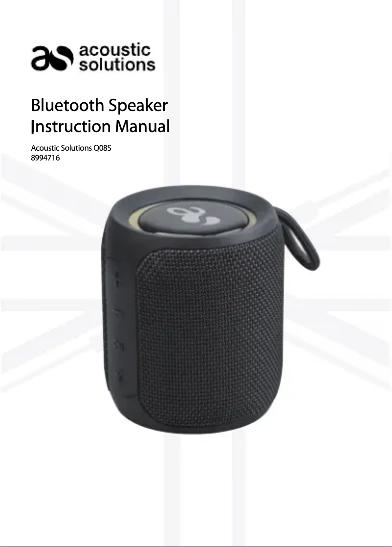 Página 1 del manual Manual de usuario Acoustic Solutions Q08S