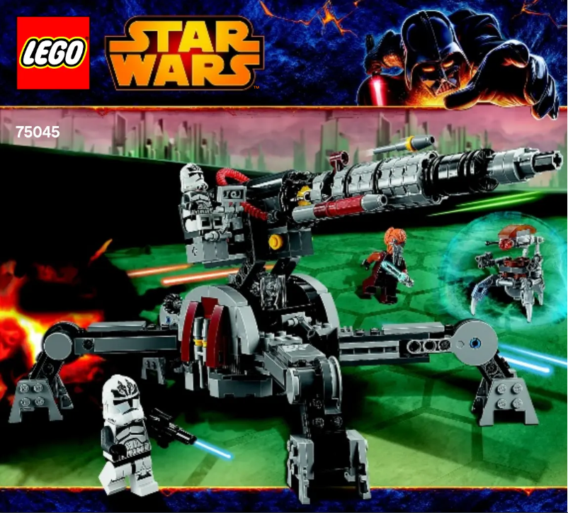 Page 1 de la notice Manuel utilisateur Lego Star Wars 75045