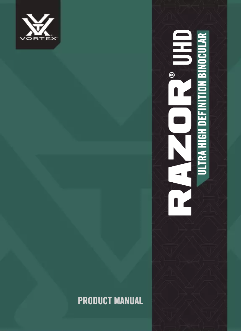 Page 1 de la notice Manuel utilisateur Vortex Razor UHD 10 x 42