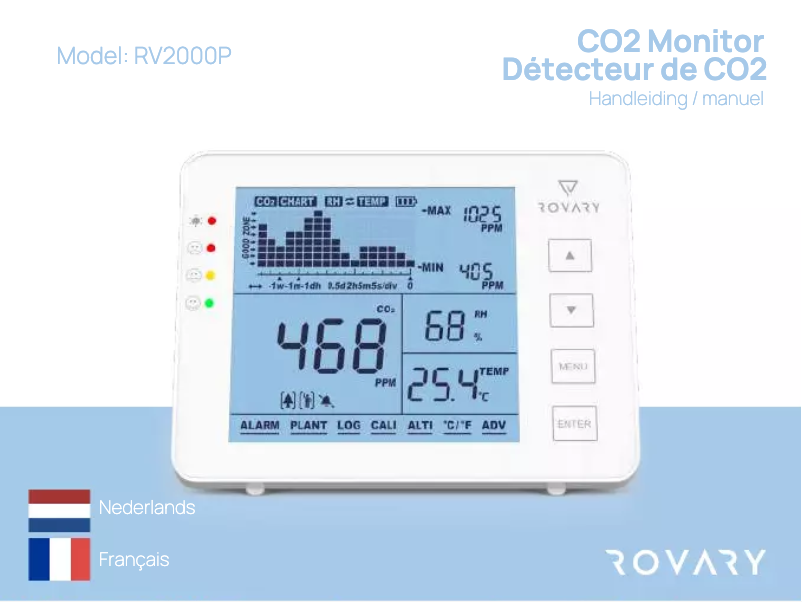 Page n°1 - Manuel utilisateur Rovary RV2000P