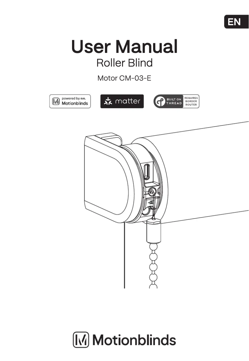 Image de la première page du manuel de l'appareil Blinds Collection